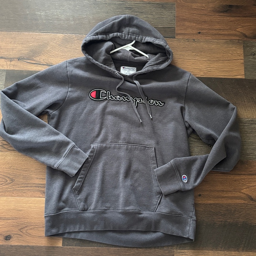 Champion Dark Gray Pullover Hoodie